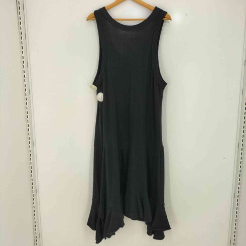 ワイズ Ys 08aw 裁切 ウール フリル ノースリーブワンピース レディース JPN:2